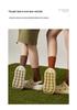 Puxi Cheese Hole Summer Shoes: Women's Thick Sole Slip-Resistant Slippers, Height-Boosting Couple Style for Outdoor & Beach.