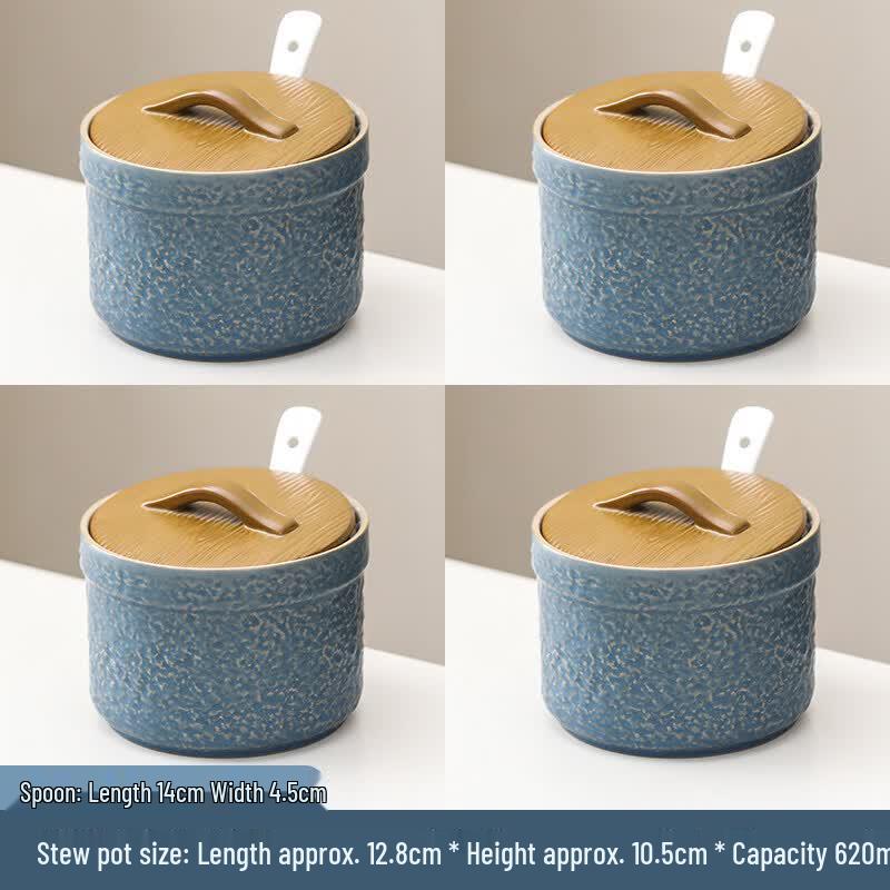 Ceramic Water Bath Stew Pot