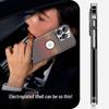 Kevlar Leather Texture Electroplated Anti-Drop Case for iPhone 16 Pro Max/17 Full Cover
