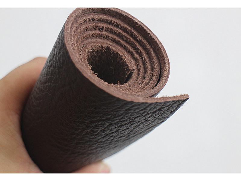 2.0mm Thick Coffee-Colored Cowhide Leather Sofa Cushion Mat