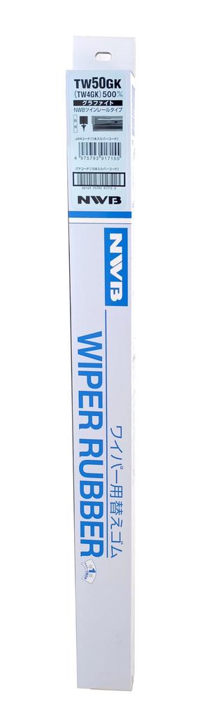 Nwb Graphite Wiper Replacement Rubber, 500mm, TW50GK, 10 per box