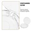 10Pcs Eyelash Storage Box Circle Lash Organizer Compact Plastic Case Eyelash Packing Holder Empty Lash Container Travel