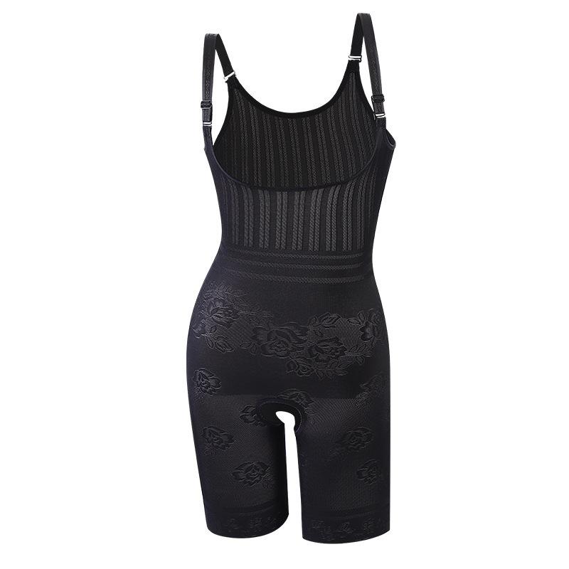 Shapewear Übergröße Einteiliger Strapsgürtel Bauchkontrolle Taillenformer Po-Lifter Sommer Leichte Slips