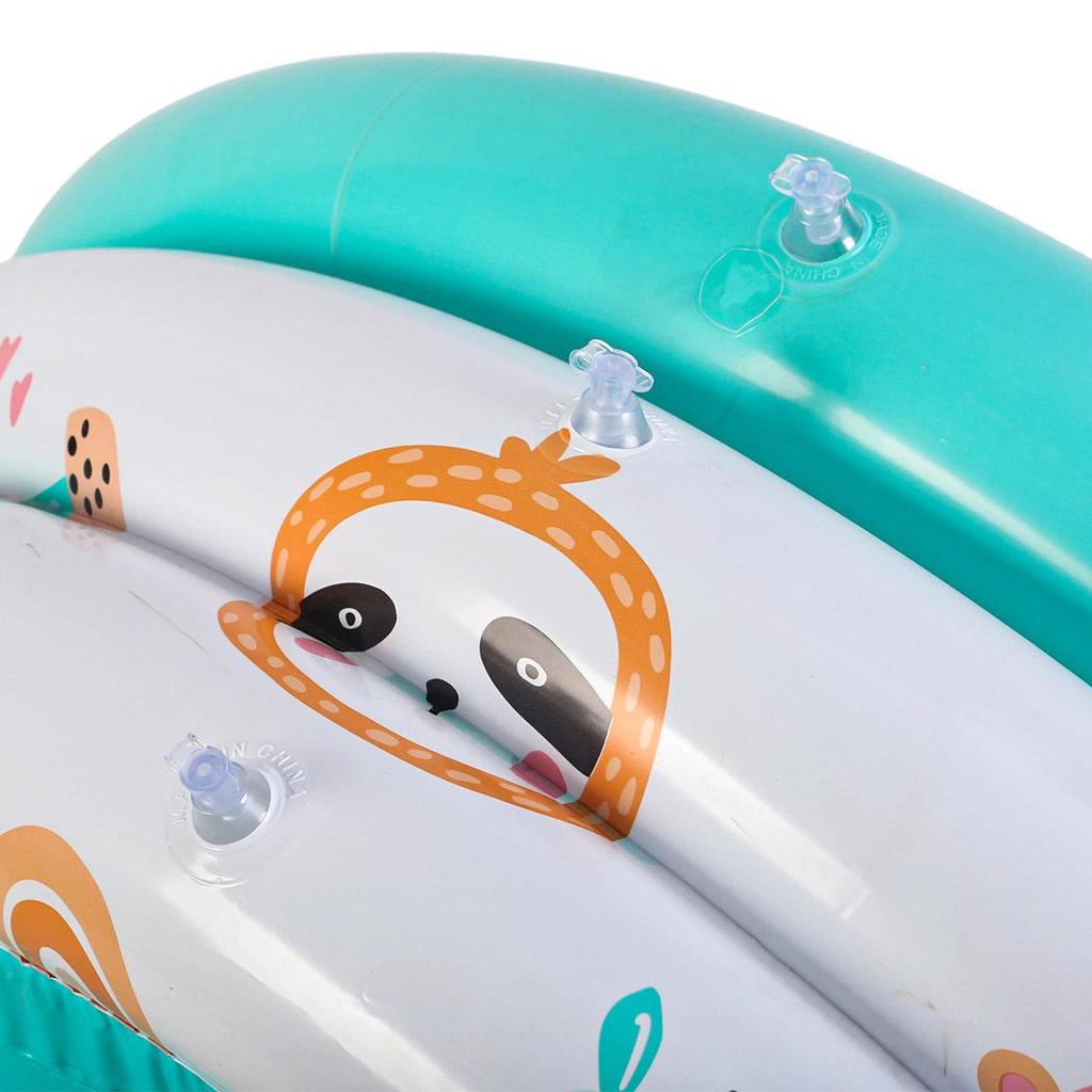 Children's Round Ocean Print Inflatable Swimming Pool and Fishing Play Toy, made of 18-gauge PVC.