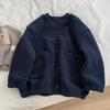 Imitation Lamb Wool, Coat, Women's, Fleece, Warm, Baseball Jacket, Top