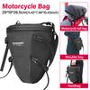 Large Capacity Motorcycle Rear Seat Bag Waterproof Motorbike Tail Bag Saddle Bag for Travel Storage Fits for Electric Bike