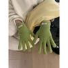 Atmosphere Solid Color Knitted Warm Gloves for Women In Autumn and Winter Korean Touch Screen New Student Versatile Anti Freeze Gloves