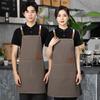 Customized Logo Canvas Kitchen Apron for Catering and Home Use