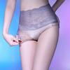Women Briefs High Waisted Lace Transparent Panties Oil Shiny Glossy Seamless Underwear Aurora Ultra-Thin Elastic Underpants