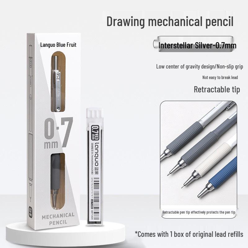 Blue Fruit Professional Drafting Mechanical Pencil, 0.3/0.5/0.7mm, 2B HB for Sketching & Students
