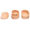 Wooden Bento Box Simple Style Portble Lunch Box Food Storage Organizer for Student Worker