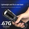 Rechargeable Super Bright Long-Range LED Flashlight with Laser Cannon and Extended Battery Life