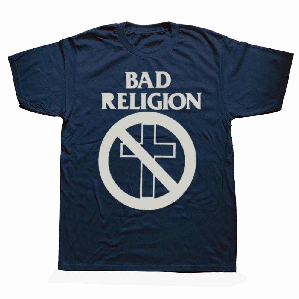 Funny Bad Religion Official Merchandise How Could Hell Graphic T-shirts Men Casual Tshirt 100% Cotton Loose Oversized T Shirt