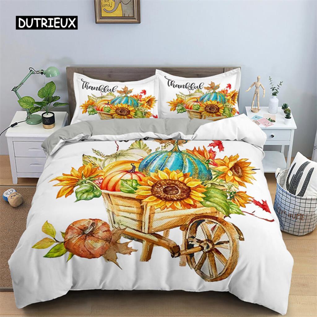 

Пододеяльник с изображением мультяшных животных Санта-Клаус Комплект постельного белья из микрофибры Тыква Машина Пододеяльник King Full Size Рождественский декор на Хэллоуин EU single(135x200cm)