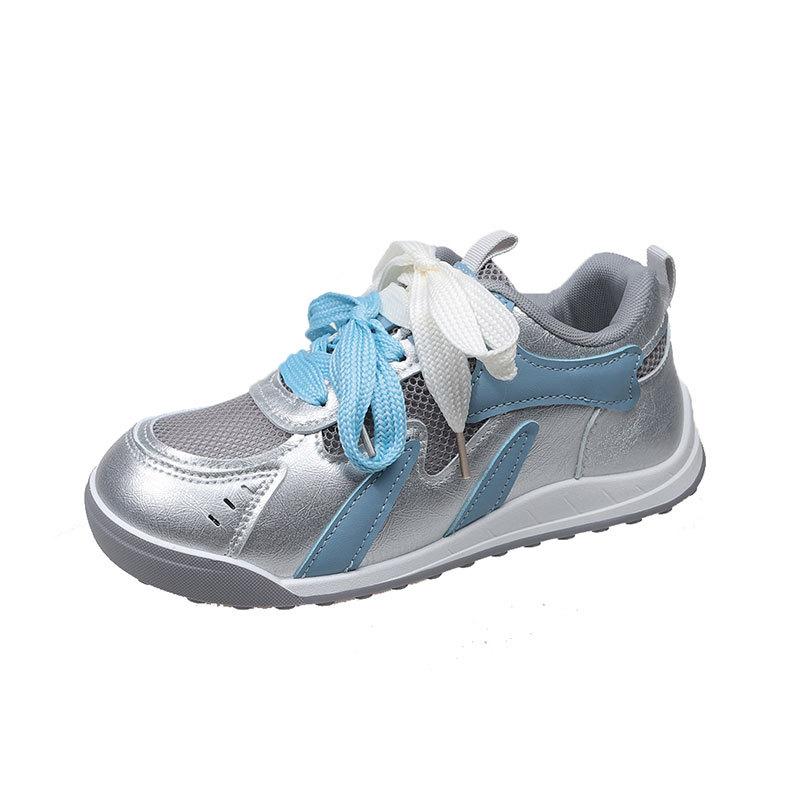 Flat-bottomed German Training Shoes New Summer Thin Mesh Breathable Forrest Gump Casual Sports Dad Shoes