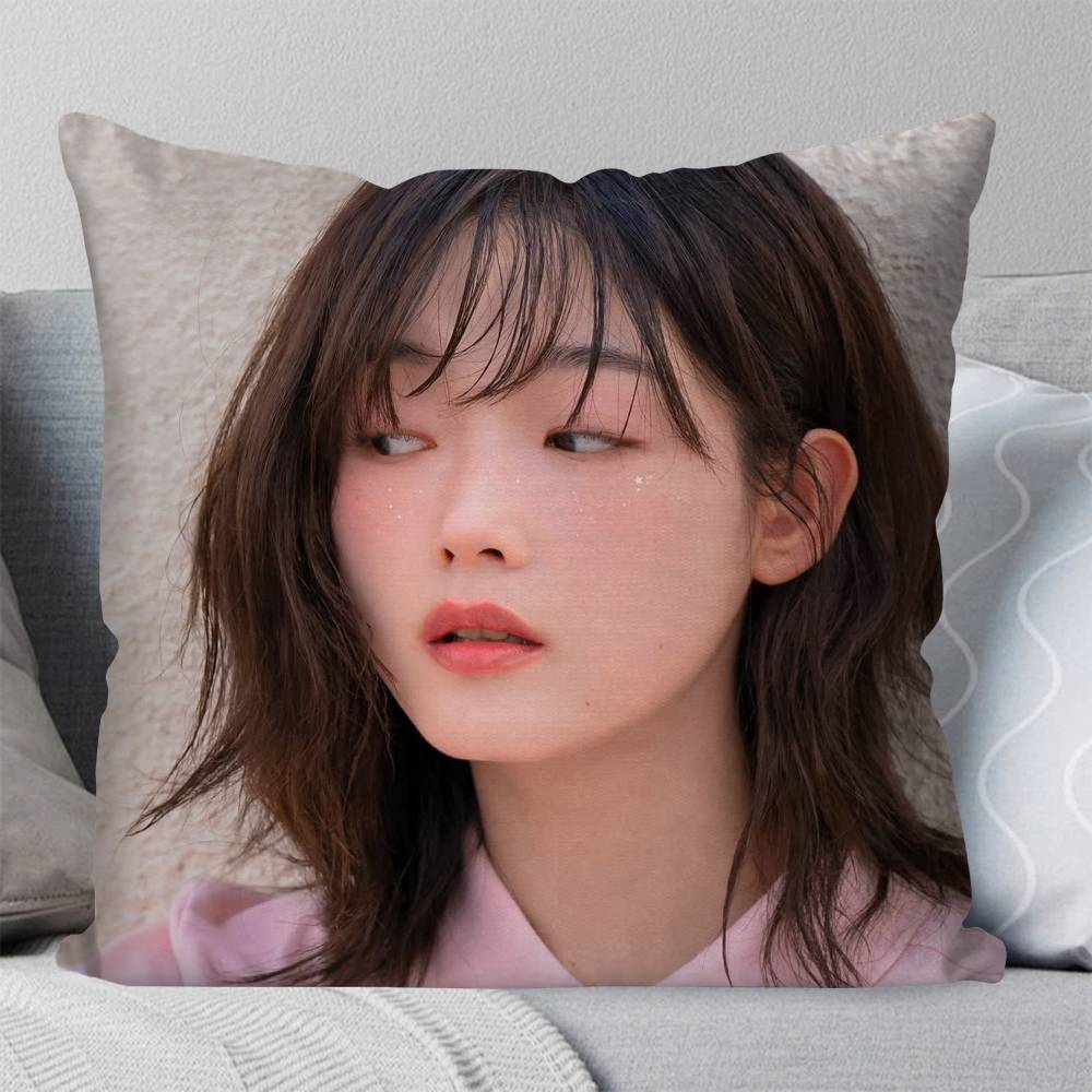 Korean Actor Lee Yu Mi Pillow Case Fashion Square Pillowcase Bedroom Sofa Room Ins Decoration Leisure