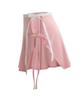 Sweat Sweet Wrap Hip Cover Skirt - Pink/Black