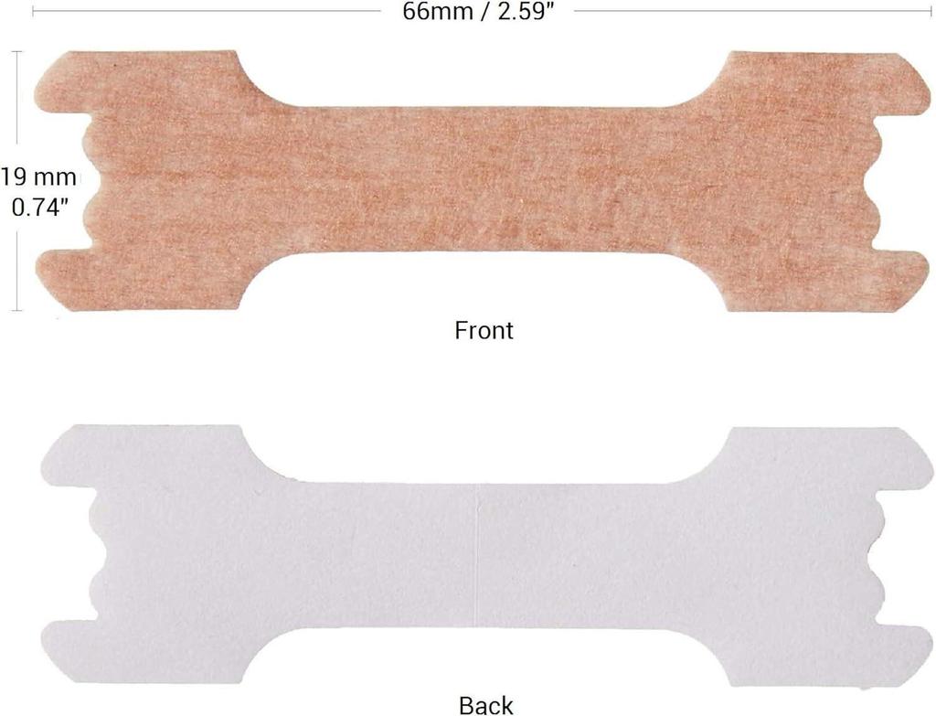 Breathable Anti-Snoring Nasal Strips for Congestion Relief - Large Size