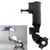 Golf Push Cart Adjustable Umbrella Clip Mounting Bracket for Stroller Wheelchair