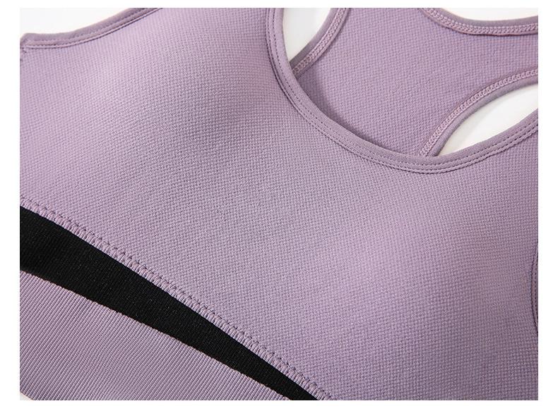 Women's Cross-Border Shockproof Sports Bra: Large Chest Minimizer, Underwire-Free, Plus Size Yoga/Fitness Bra