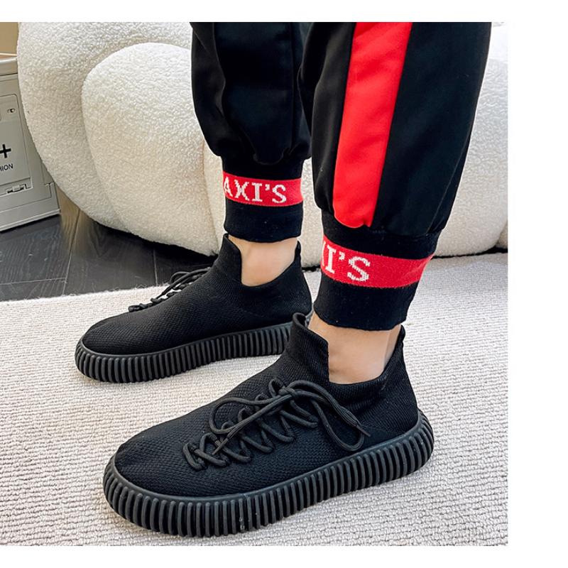 Of 2023 New Korean Version Lovers Flying Shoes Female Ins Student Casual Shoes Female Running Sports Shoes