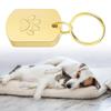 Pet Cremation Jewelry for Ashes Pet Urns Keychain with Paws Print for Dog Cats Ashes Animal Lover Keepsakes Gift