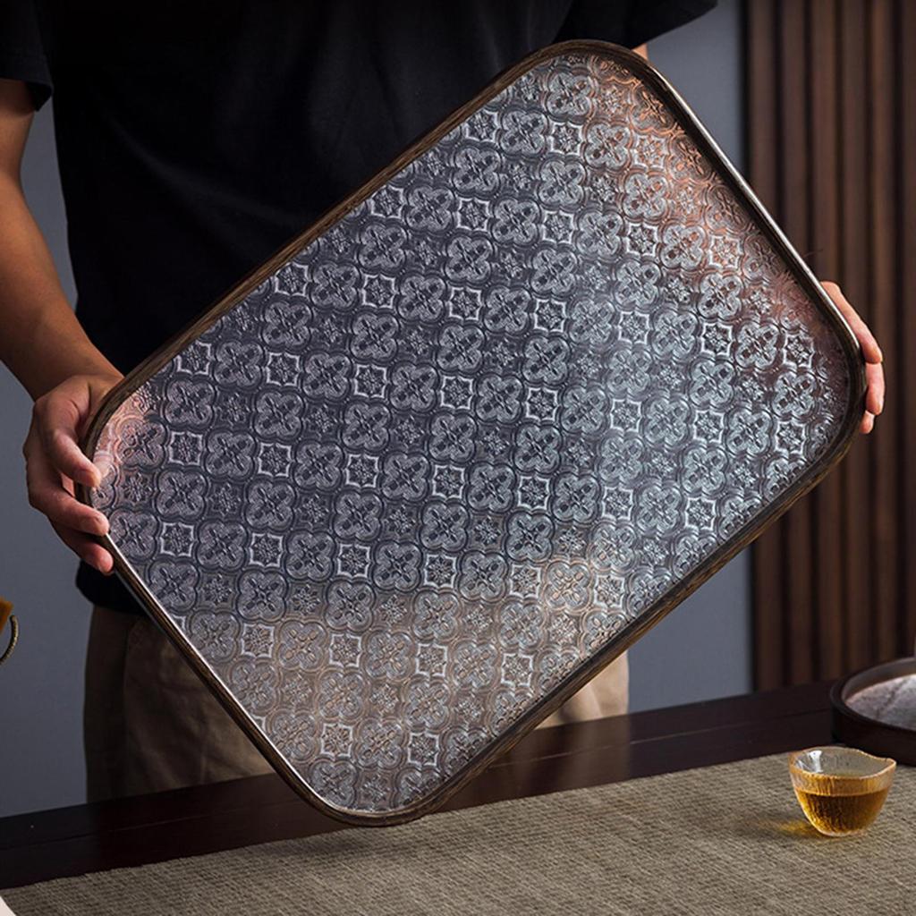 Frühstückstablett Obstsnack Mehrzweck-Lebensmittelplatte Schreibtischorganizer Holz Servieren Hölzern