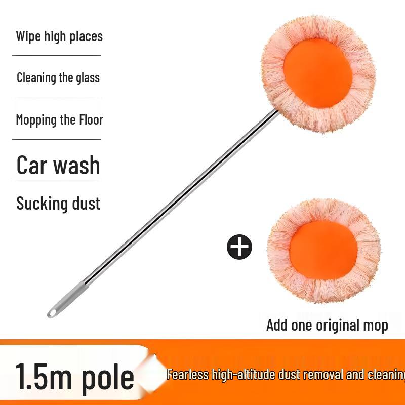 Sonnenblumen-Mopp: Vielseitiges Reinigungswerkzeug für Böden, Decken, Glas und Autos