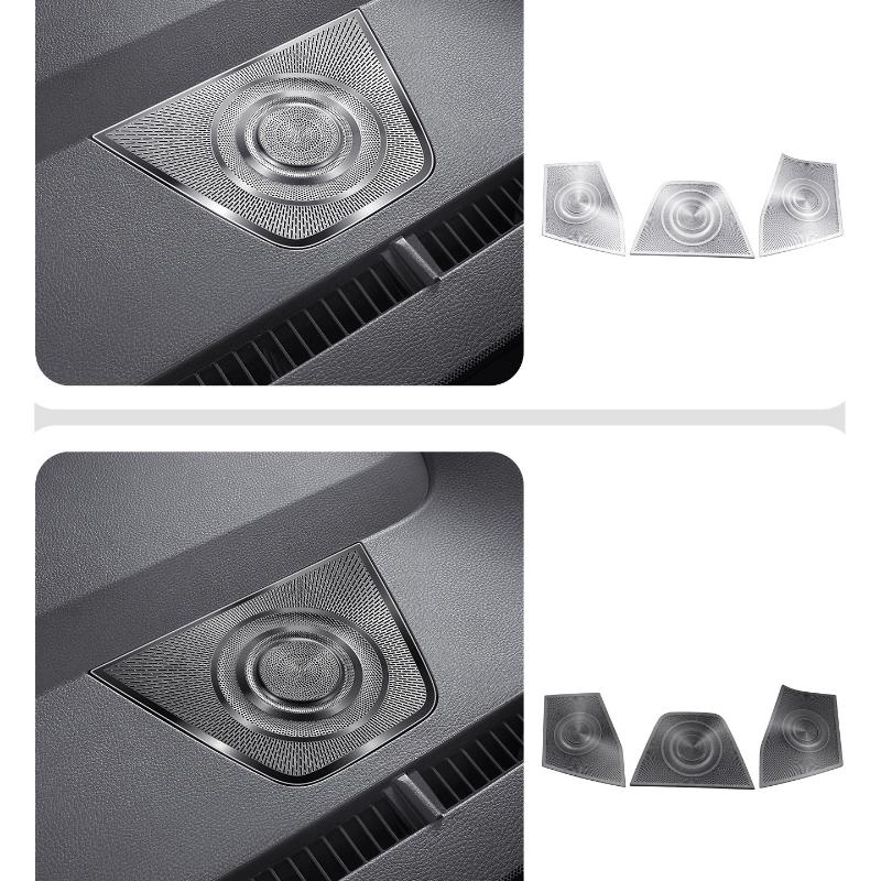 For Toyota Sienna Granvia Dashboard Speaker Cover 304 Stainless Steel Anti-Dust Anti-Scratch Car Interior Accessories Tools