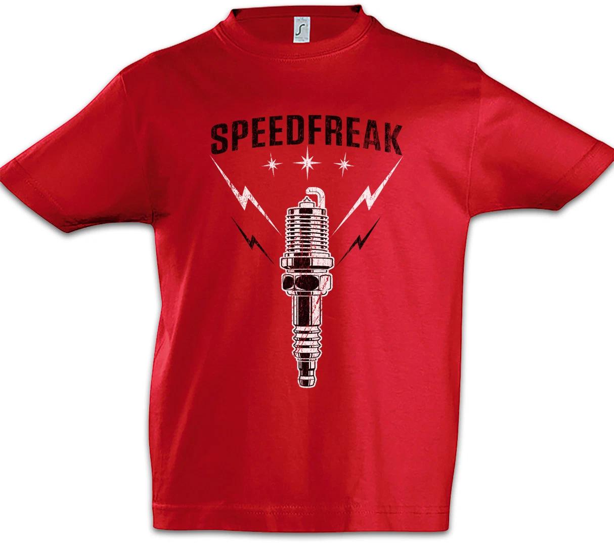 Speedfreak Kids Boys kids boys T-Shirt Race Racing car Driver Racer Petrol Head Fun Love 120