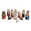 11pcs Nativity Scene Manger Figurines Set Accessories Crafts Resin Catholic Nativity Figurine Statue Figures for Tabletop