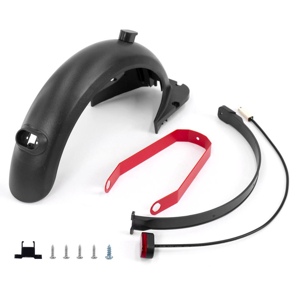 

Black & White Rear Fender Set with Taillight Bracket for Ninebot Max G30/G30LP Electric Scooter