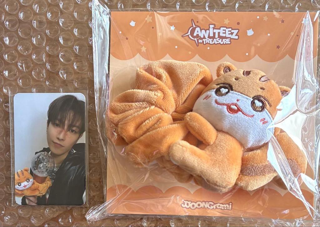 [USED] ATEEZ ANITEEZ Penlight Strap Hongjoong with Trading Card