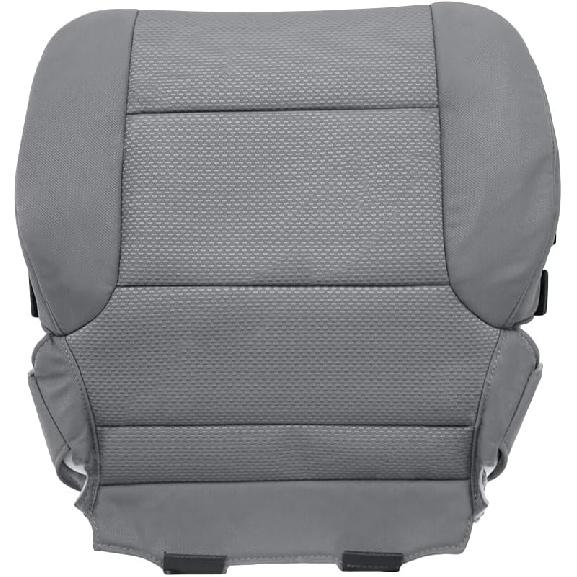 Driver or Passenger Side Bottom Cloth Seat Cover H2R or 4D7 Gray Fit for Chevy Silverado Suburban 1500 2014-2018 GMC Sierra Yukon 2500 3500 2015-2019
