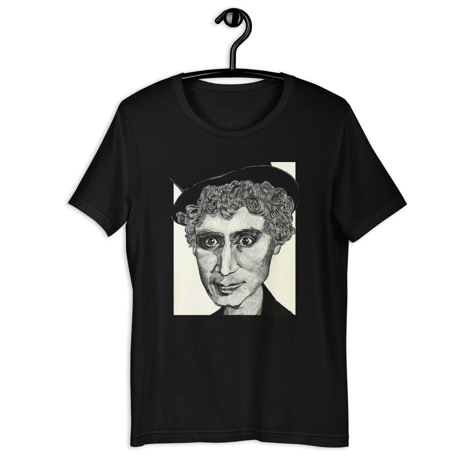 

Harpo Marx Brothers Graphic Tee Shirt Unisex 100% Cotton T-shirt Mens Tees Top 4XL