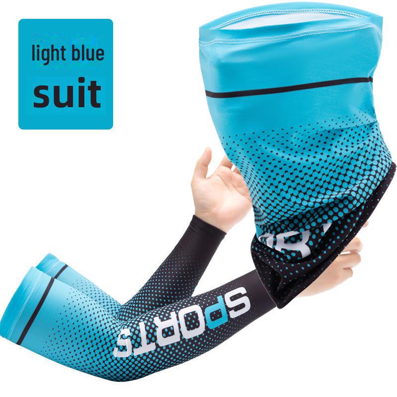 Ice Silk Gradient Sun Protection Sleeves for Men & Women - UV Protection for Outdoor Activities