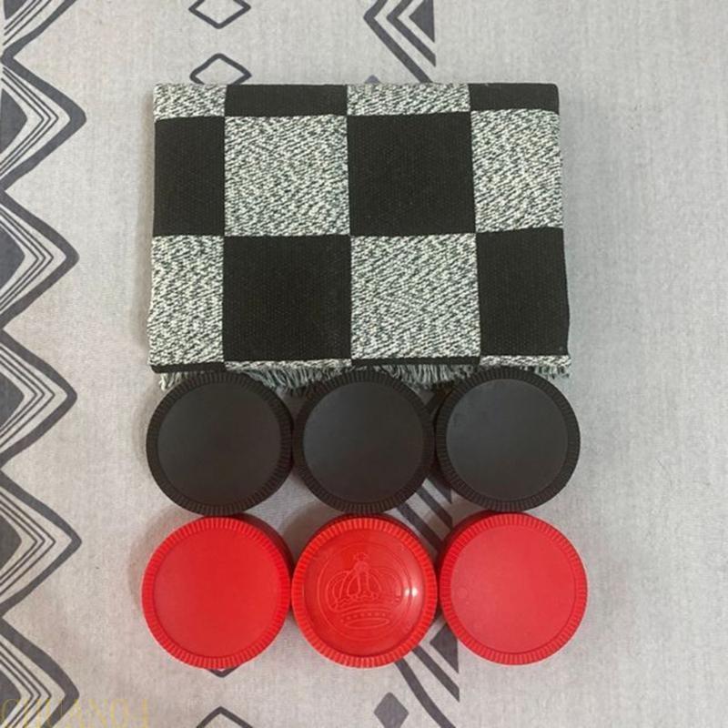 A1A2 3 in 1 Checkers Set Board Game Large Checkers Game for Kids and Adults