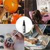12pcs Black Permanent Oil-Based Markers - Quick Dry, Waterproof, Round Tip