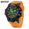 Sanda Youth Fashion Luminous Waterproof Shockproof Alarm Men's Watch