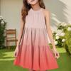 Children's Summer Casual Fashion Round Neck Sleeveless  Dress