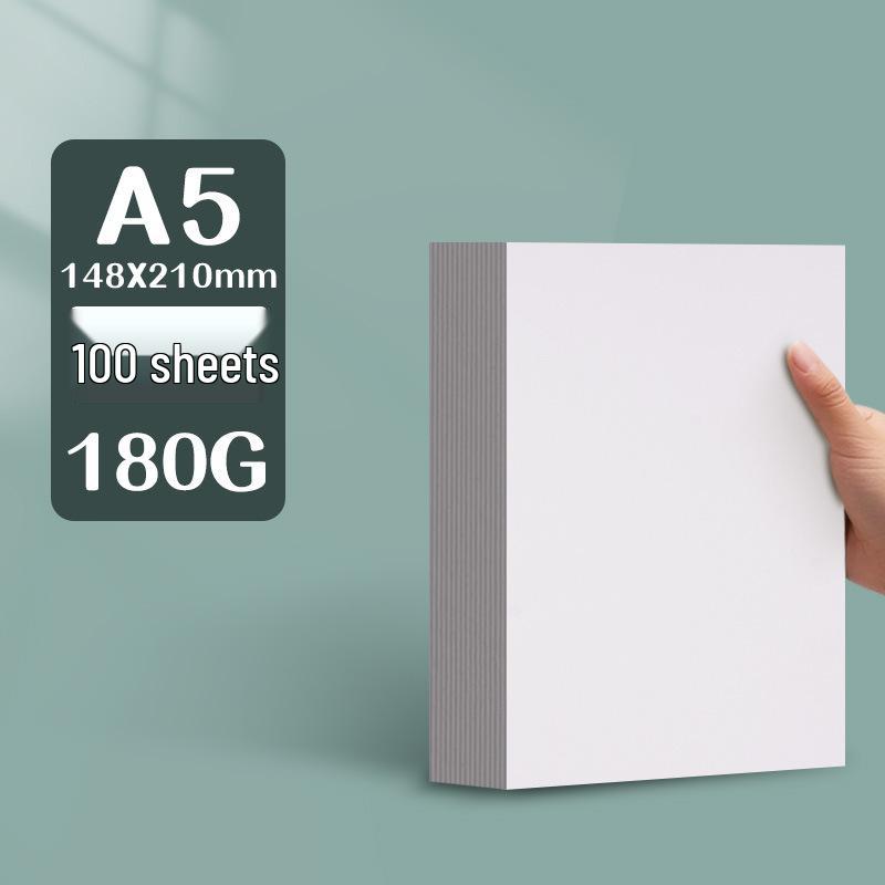 Yuanhao Thick White Card Paper, 300G, for Marker Pen, Sizes: 16kA4/A3/8K/4K, Ideal for Hand-Painting