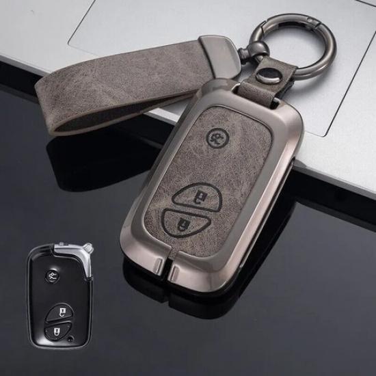 Zinc Alloy Leather Car Key Fob Case Cover Bag For Lexus CT200h ES350 IS250 RX350