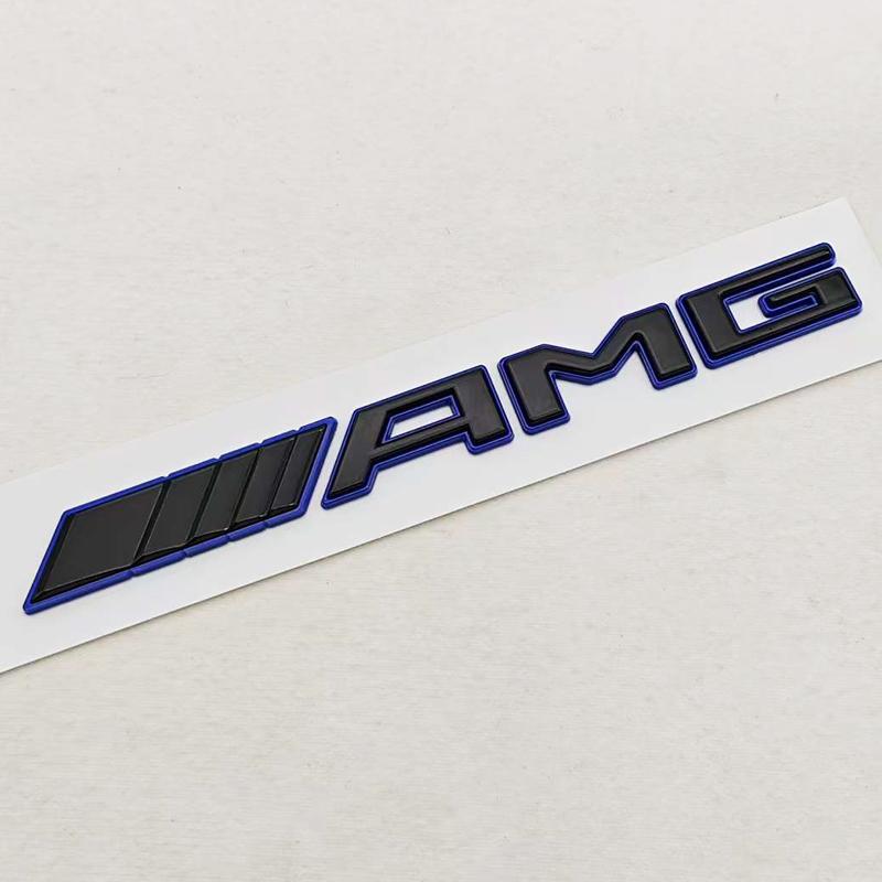 

3D ABS Car Letters Logo AMG Fender Side Emblem Badge Rear Tail Trunk Sticker Styling For Mercedes Benz AMG Auto accessories