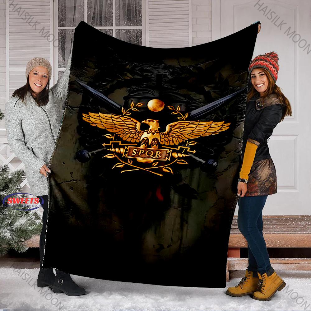 15 Styles Distant Mysterious Roman Empire Print Fluffy Throw Camping Blanket for Children Sofa Throw Thin Blanket Fashion Gifts