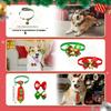Hund Adventskalender 2025, Jul Hundleksaker Tugrep Pipiga Bollar Bitringar Halsband Bandana, 24 Set Jul Nedräkningskalender Gåva till Hund