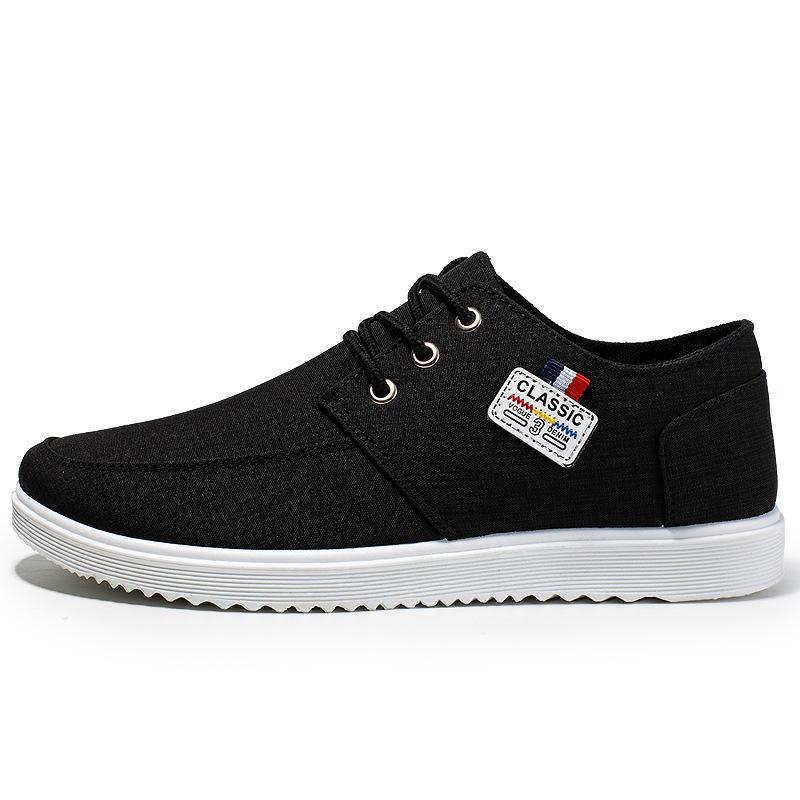 Canvas Shoes Men's Summer New Shoes Men's Korean Version of Trendy Casual Board Shoes Low-top Breathable Old Beijing Cloth Shoes Men