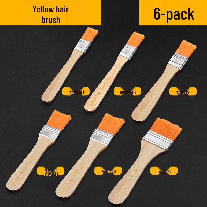 Soft Nylon Bristle Industrial Cleaning and Dusting Brush - No Trace, Wool, and Latex Paint Brush