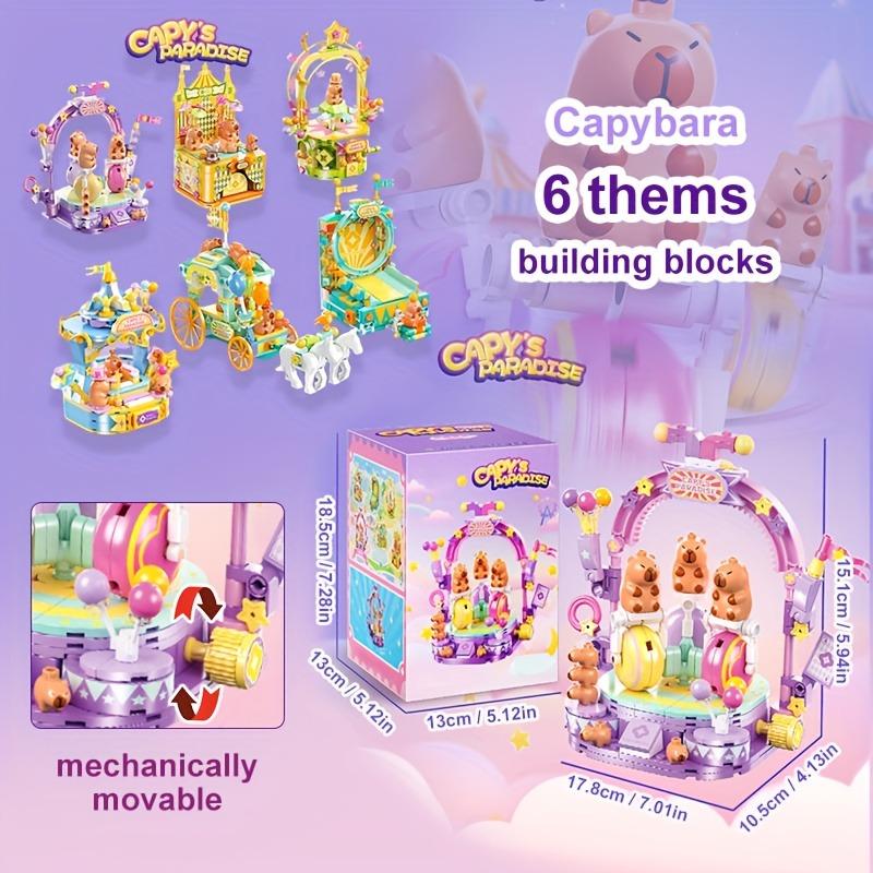 Capybara Machanical Building Block Toys Educational Toys Suitable For Holiday Birthday Gifts For Family, Children And Friends