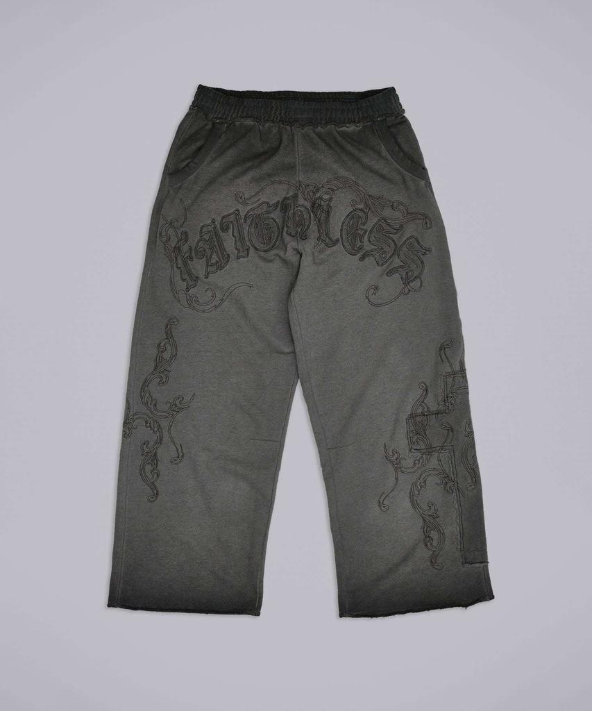 Jeidideuleondeon (U) Faithless Applique Monster Jogger Charcoal