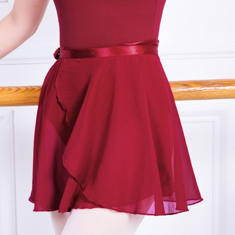 Leotard Ballet Dance Skirt Stretchy Gymnastics Wrap Skirt Ballet Tutu Dance Skirt  Adult/Children
